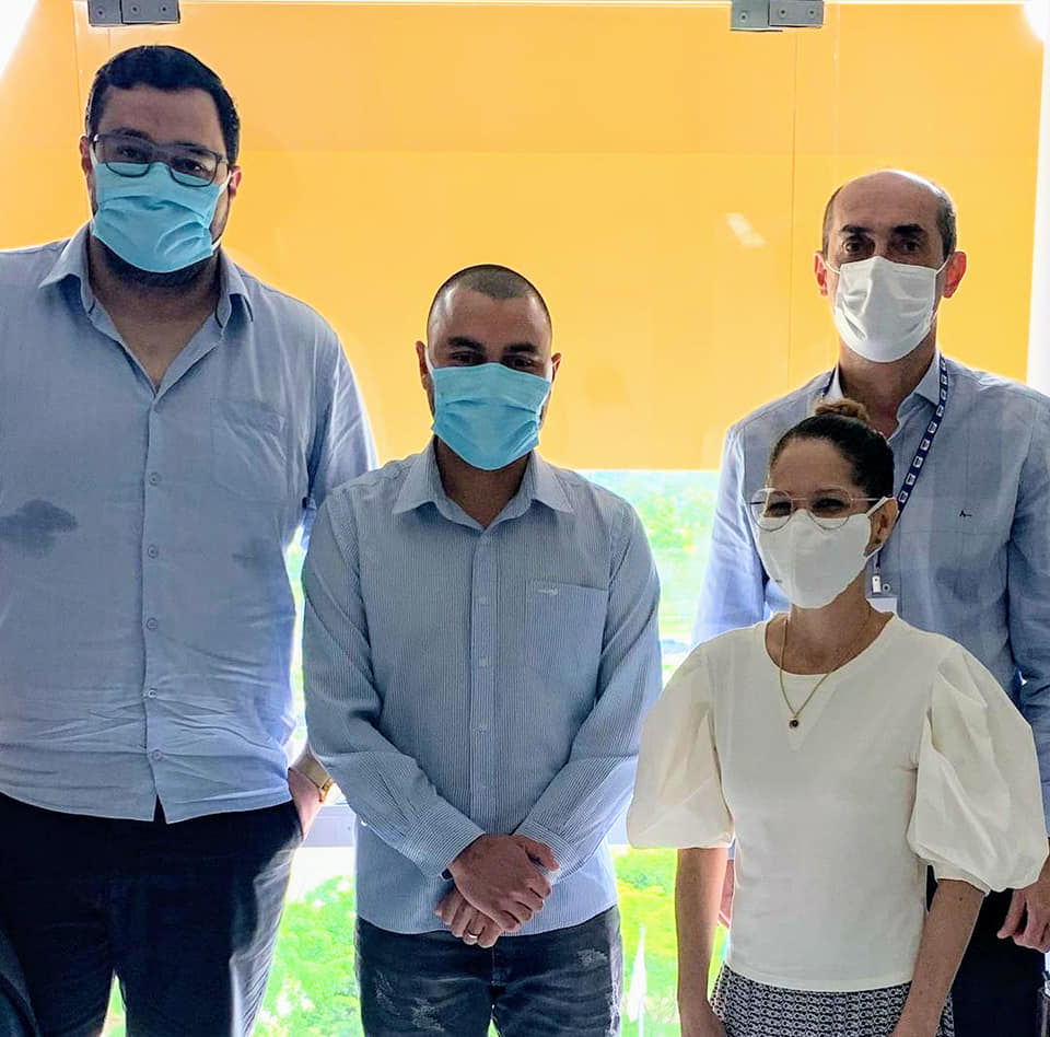 NOSSOS SECRETÁRIOS PARTICIPARAM DE REUNIÃO PARA TRATAR DA REFORMA DO HOSPITAL MUNICIPAL