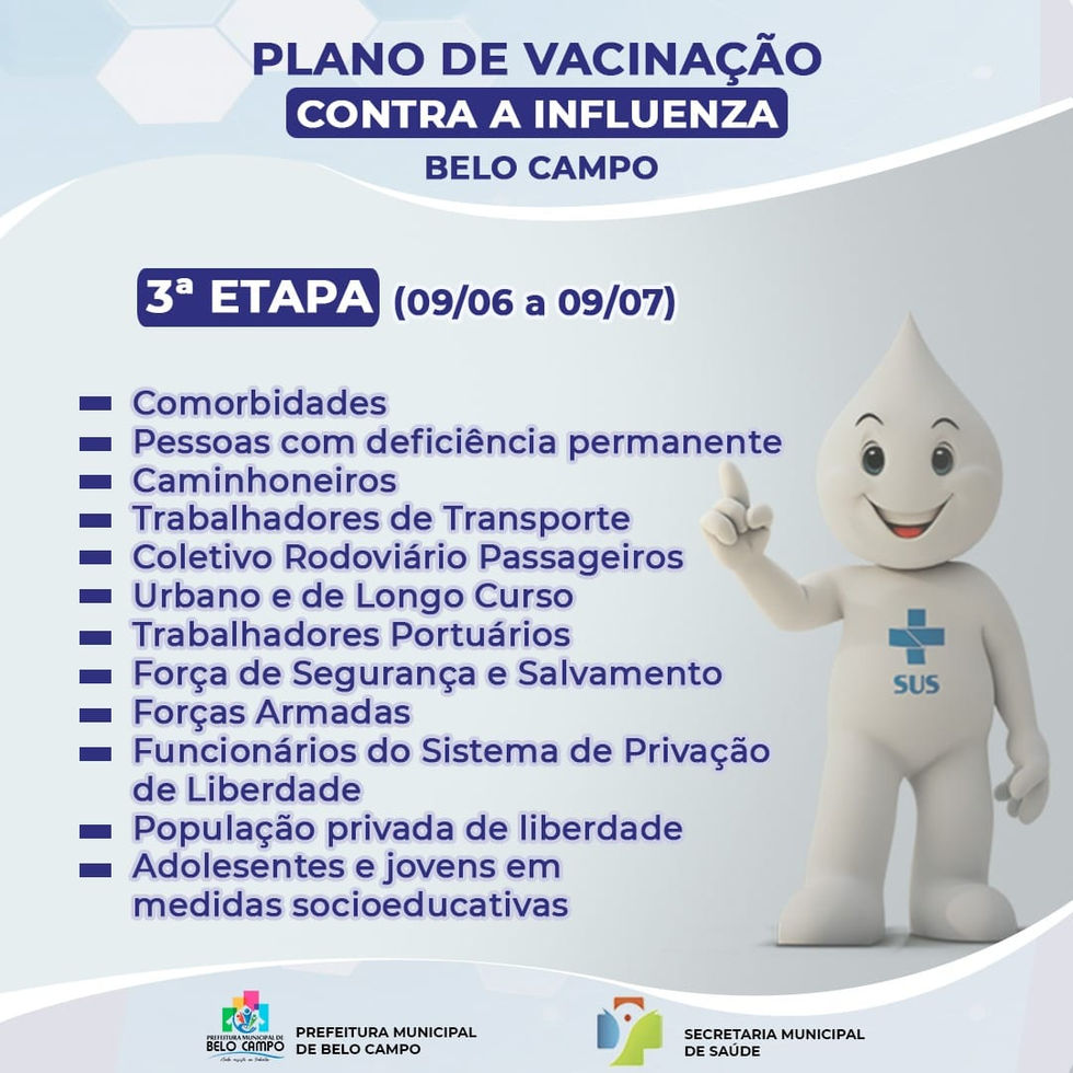PLANO DE VACINAÇÃO CONTRA INFLUENZA