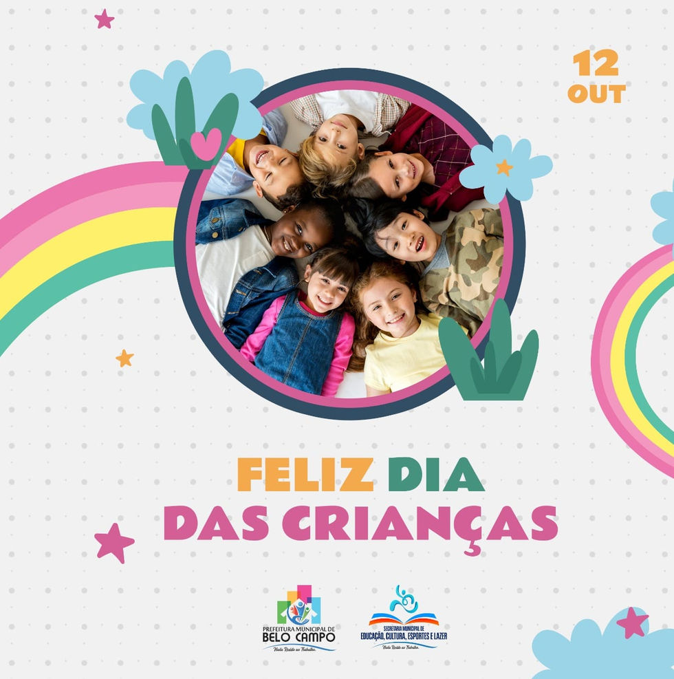 12 DE OUTUBRO - DIA DAS CRIANÇA.