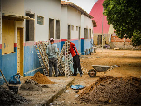 CONCLUSÃO DA REFORMA DO COLÉGIO MUNICIPAL DE BELO CAMPO. 