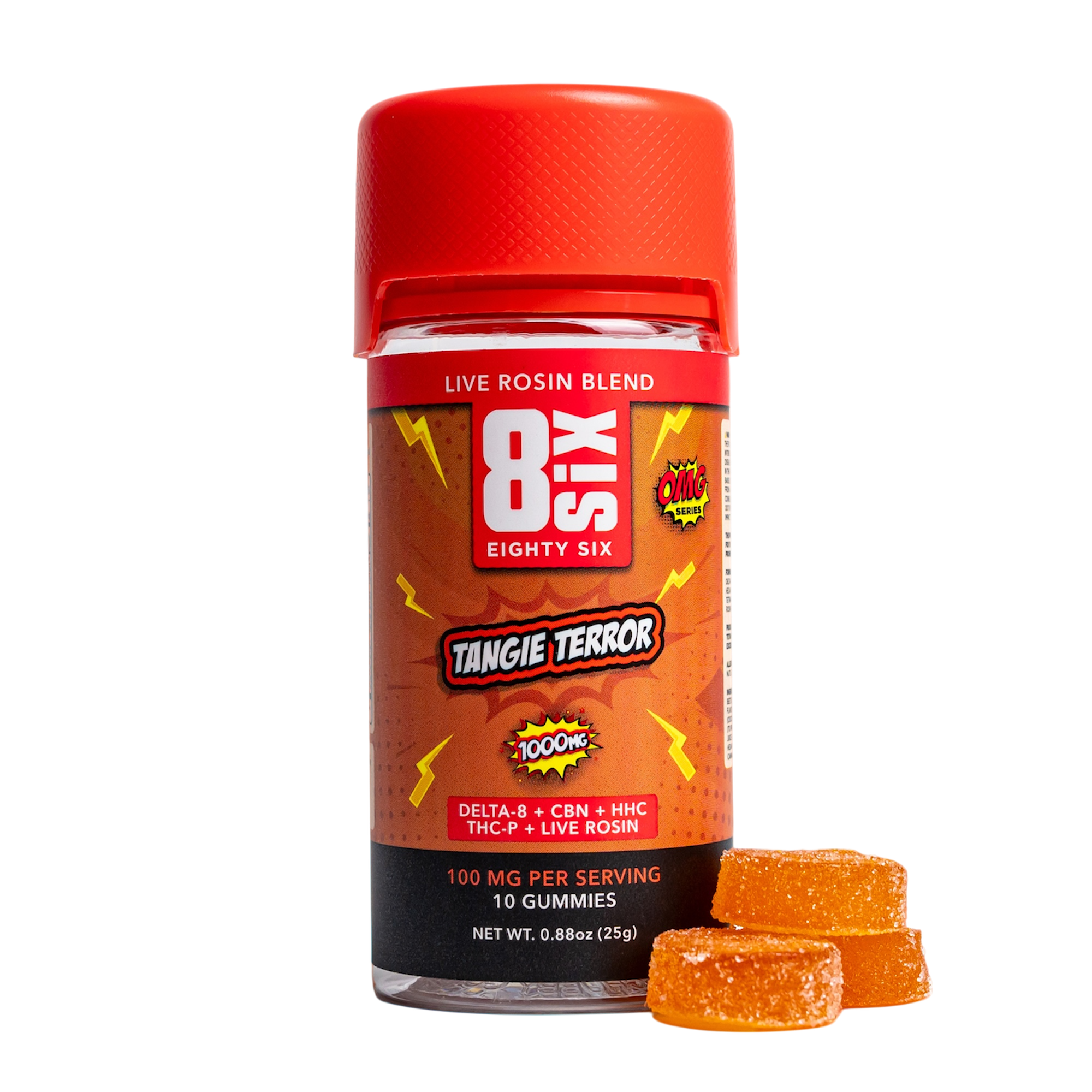 bote gomitas live rosin 1000mg 8six