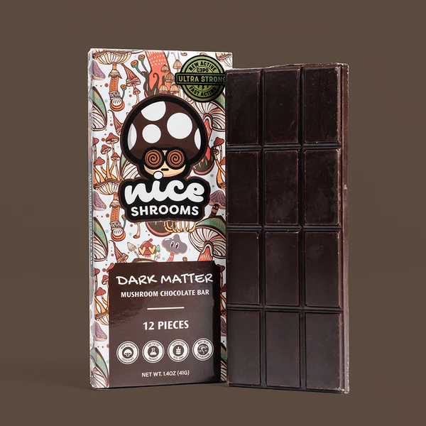 Miniatura: barras de chocolate con hongos Nice Shrooms