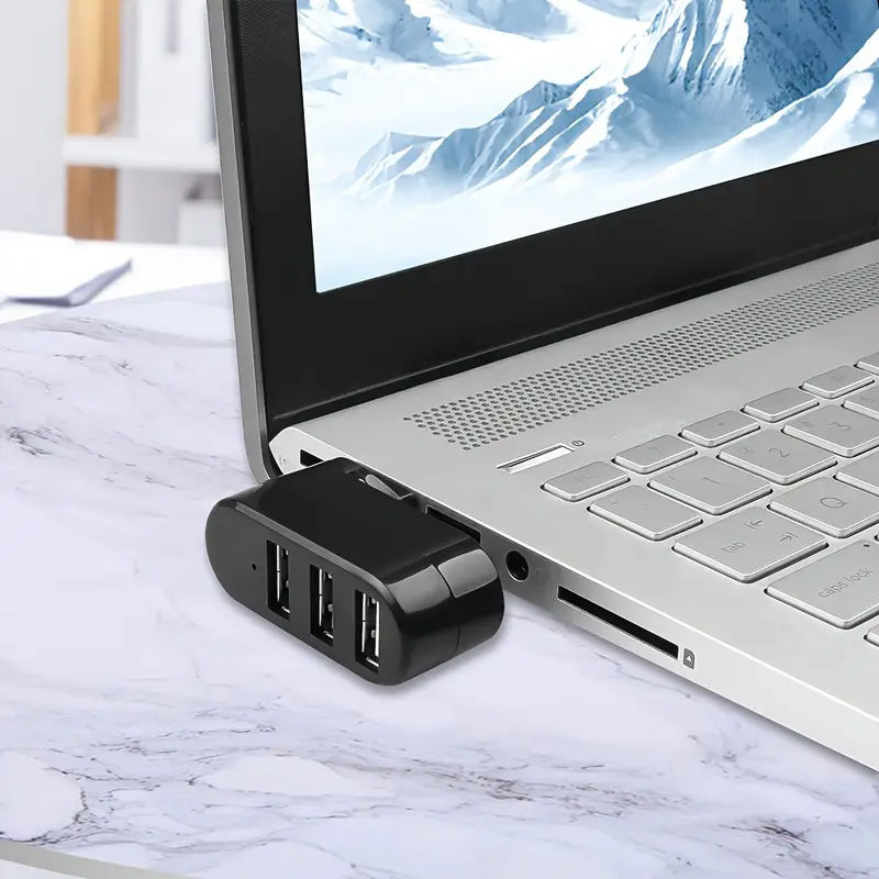 Présentation du Mini hub USB 3 ports rotatif