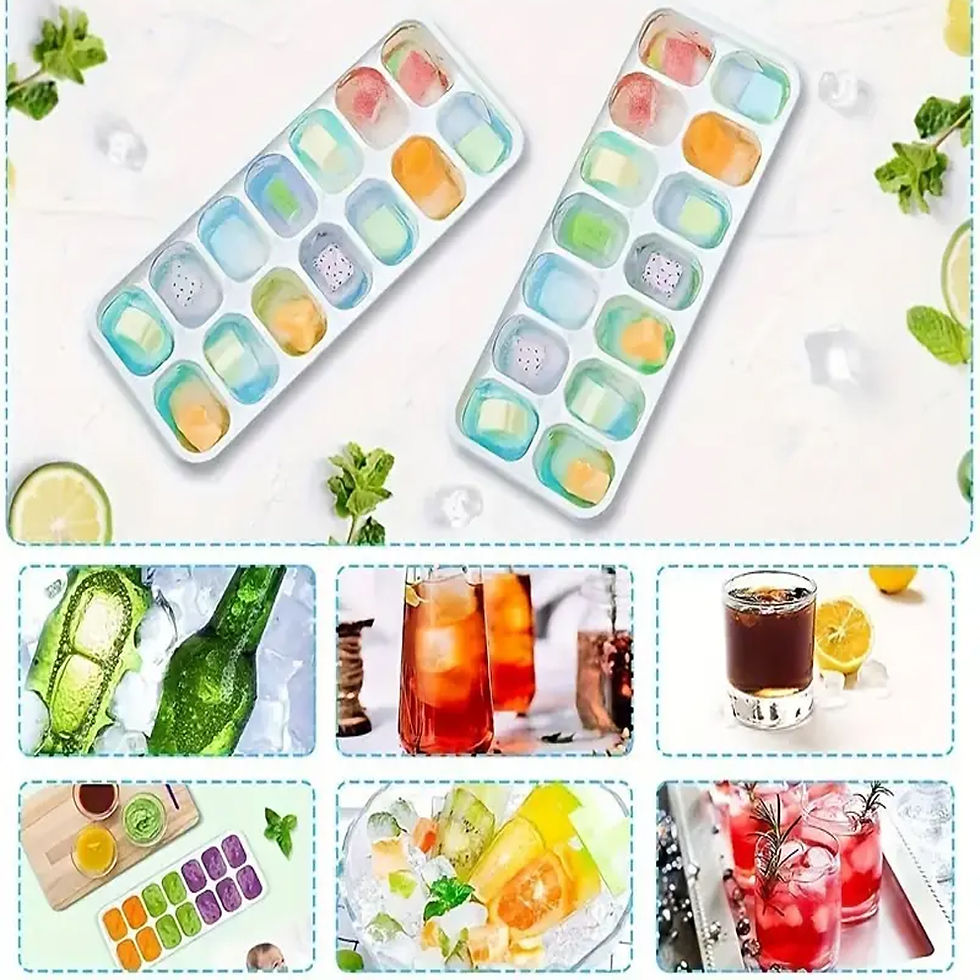 Miniature : Présentation du Bac à glaçons silicone Lot de 2