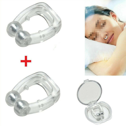 2 Clips Anti-ronflement Pour Nez - Dilatateurs Nasaux - Pour Apnée Du Sommeil - Neuf