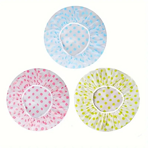 Bonnet De Douche Réutilisable - Lot De 3, Générique, Fabriqué En France, Pour Protéger Les Cheveux