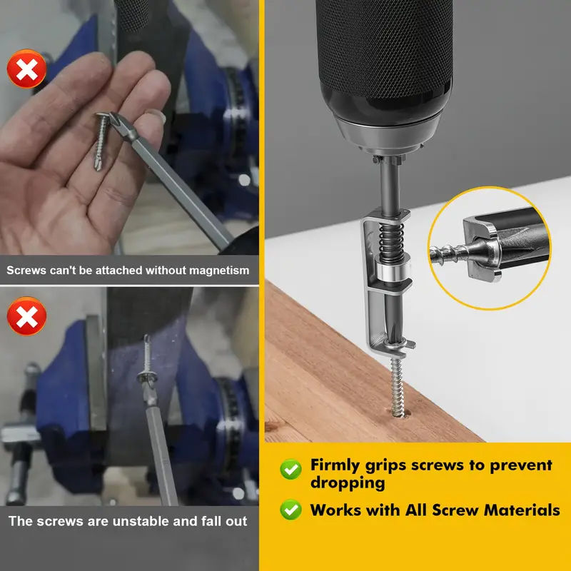 Miniature : Présentation Embout porte vis tournevis visseuse à ressort