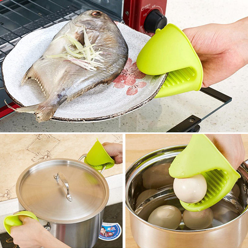 Miniature : Présentation du Lot de 2 Maniques silicone