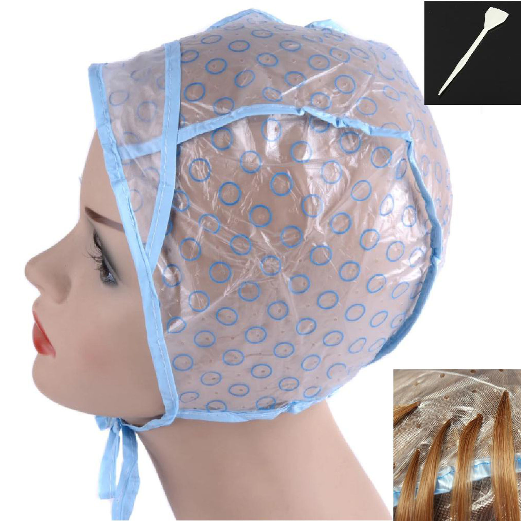 Présentation de notre Bonnet à mèches avec crochet