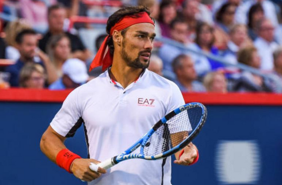 Opelka v Fognini