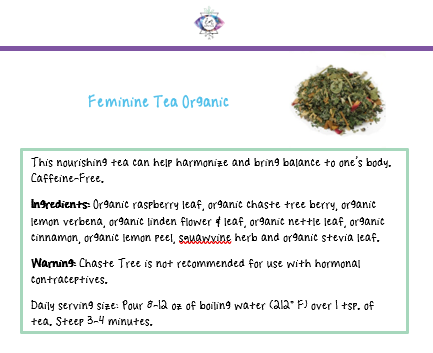 Thumbnail: Feminine Tea Blend, Organic 1oz