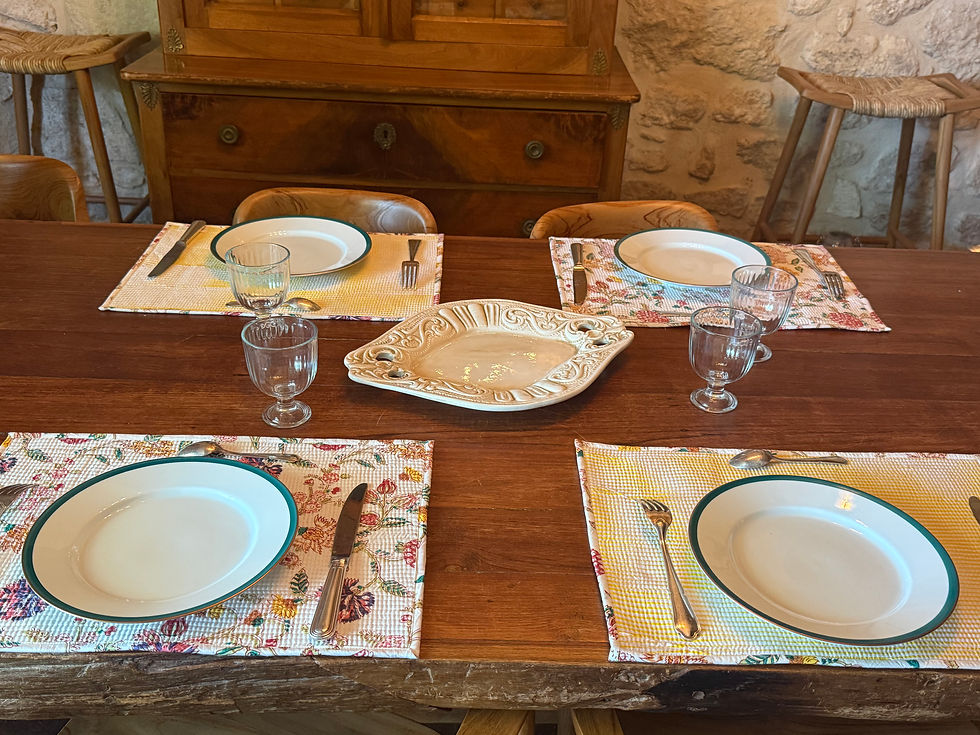 Miniature : Set de tables Blanc 