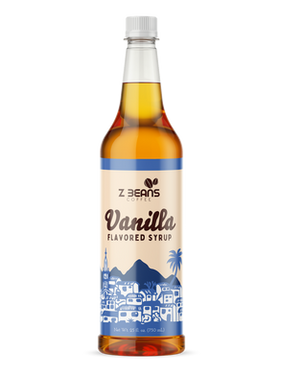Z Beans 250ml. Vanilla Syrup