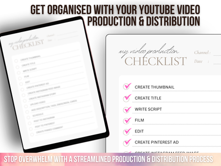 Grab Your FREE YouTube Video Production + Distribution Checklist