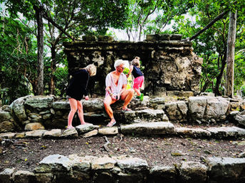 Exploring Mayan Ruins Playa del Carmen Feb 2022