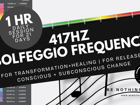 Benefits of the 417 Hz Solfeggio Frequencies