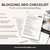 Create high ranking blog content for your blog using this FREE SEO checklist