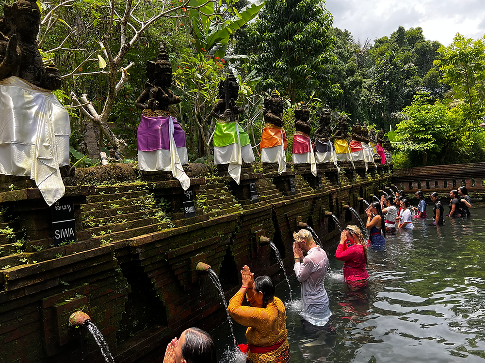Our First Water Purification Ceremony Bali - Melukat Ritual