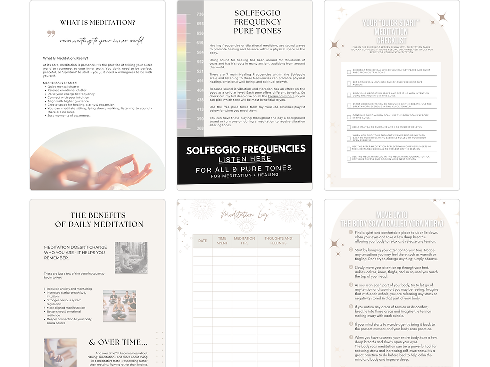 Thumbnail: FREE Meditation Starter Kit - Digital Download | Instant Access