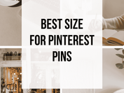 The best ratio and size for Canva editable Pinterest pin templates