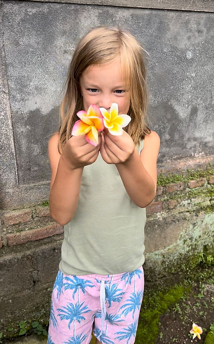 On a Scavenger Hunt in Bali finding the flower of Bali - the frangipanni.jpg
