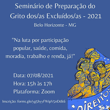 BH promove seminário no Dia D do Grito
