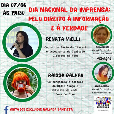 Dia Nacional da Imprensa: pelo direito à informação e à verdade