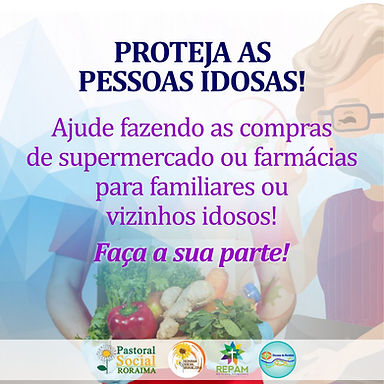 Roraima: card incentiva solidariedade a idosos/as