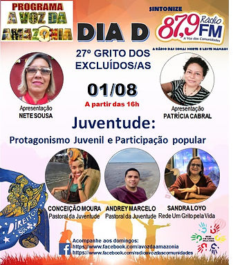 Dia D do Grito de Manaus debate o tema juventude