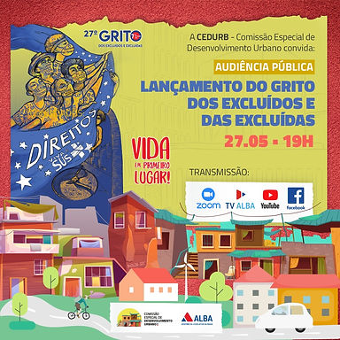 Audiência pública de lançamento do Grito