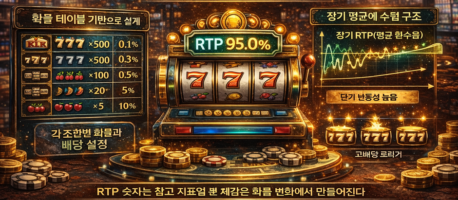 릴게임사이트 환수율 RTP 구조 분석 인포그래픽