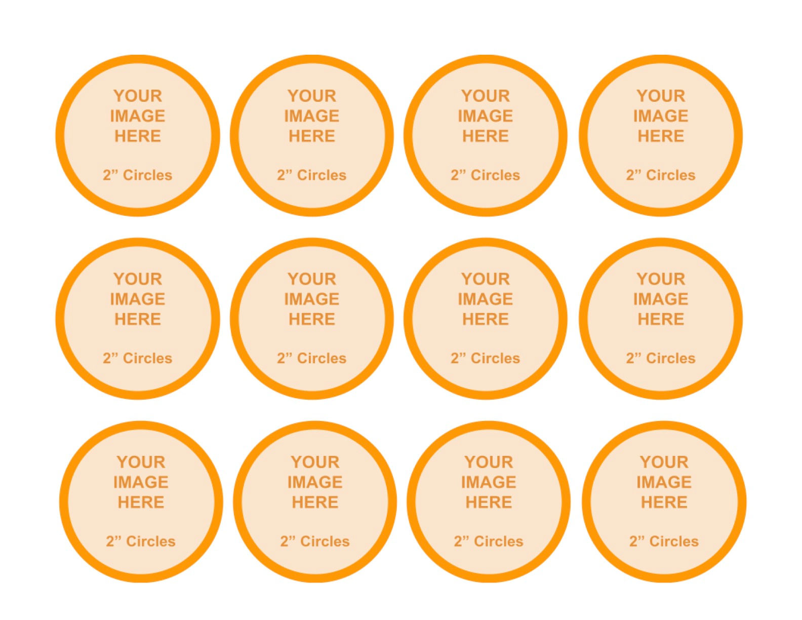 Custom 2" Cupcake Toppers - Edible Images