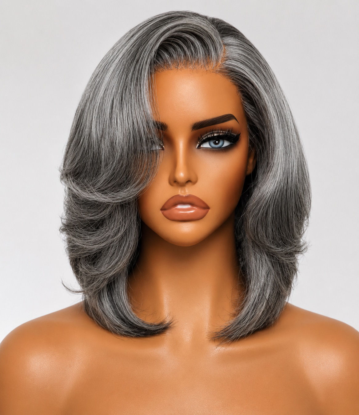 6 x 2 Ready to Wear Gray Straight Gray/ Salt & Pepper