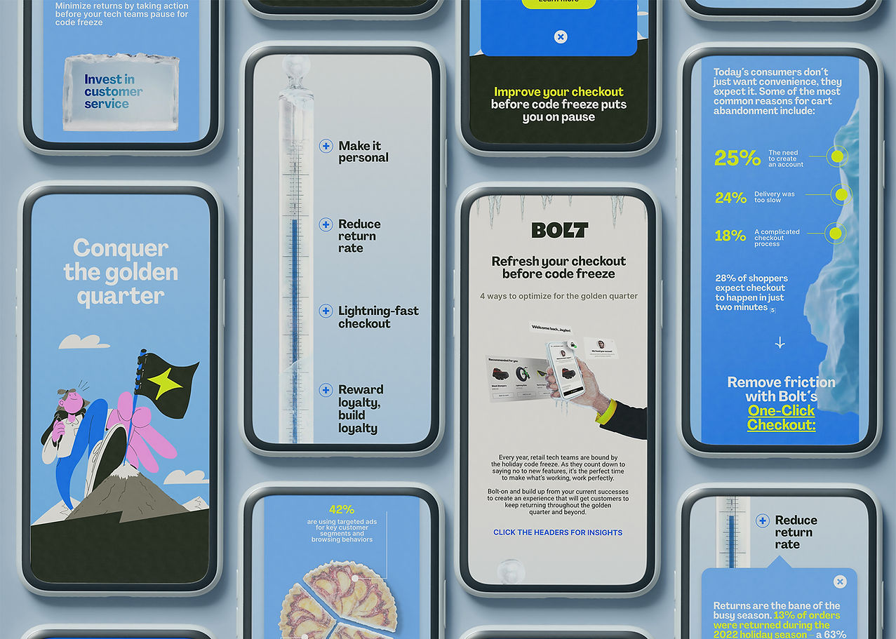 Bolt mobile landing page