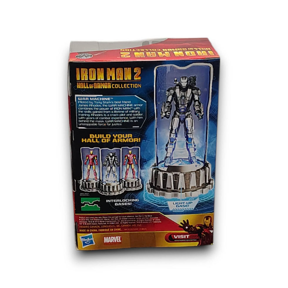 Thumbnail: Iron Man 2 Hall of Armor Collection War Machine w/ Light Up Base (Hasbro) (b)
