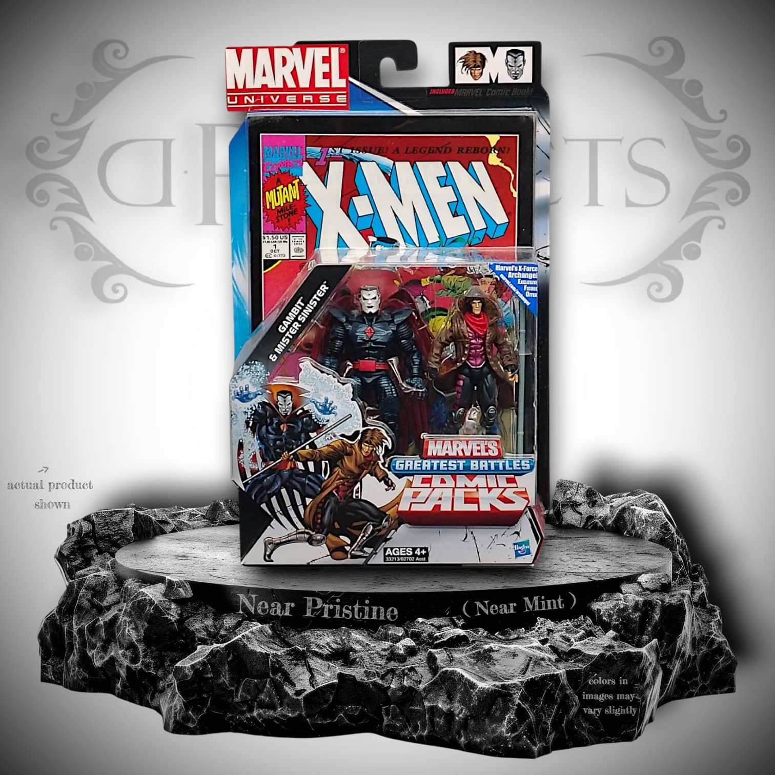 Marvel Universe Greatest Battles Gambit & Mr. Sinister 2pk (1:18 scale) (Hasbro)