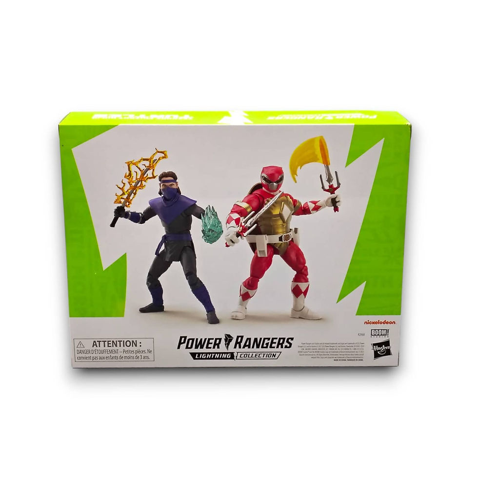 Thumbnail: Power Rangers Lightning Collection PR x TMNT Tommy & Raphael 2pk (Hasbro)