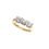 Miniature : Bague Or jaune 18 carats et diamants