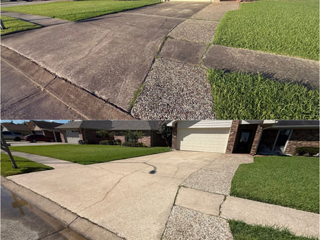 Driveway Before And After