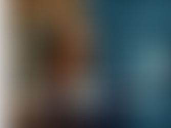 Woman in the middle of image, half in classroom the other half in office