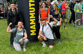 Gruppe beim Mammutmarsch in Nürnberg