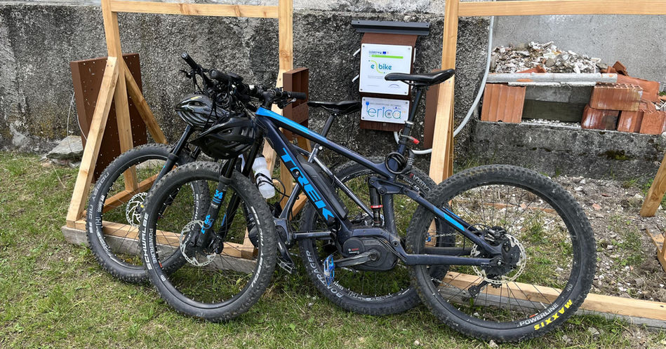 E-Bike Lademöglichkeit beim Rifugio