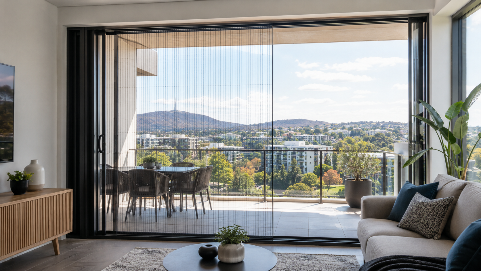 retractable fly screens in Canberra apartments