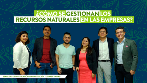 ¿Cómo se gestionan los recursos naturales en las empresas?
