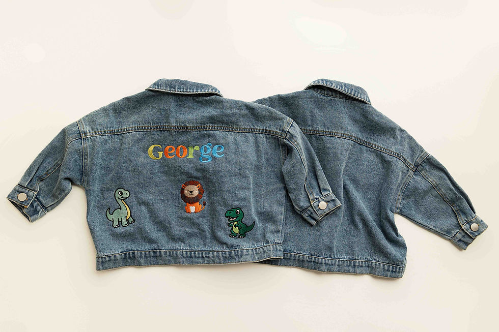 Thumbnail: Custom Baby Denim Jacket