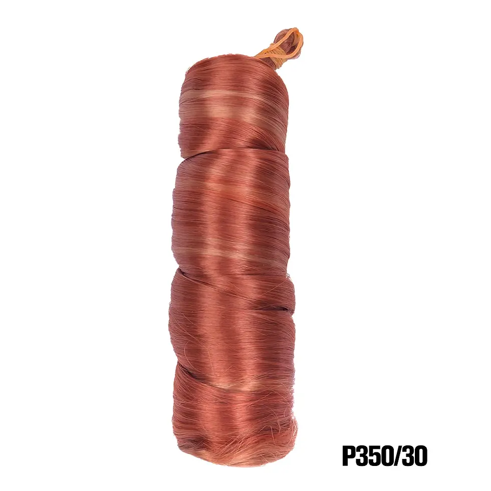 Thumbnail: French Curls Braiding Hair Extensions Synthetic Hair Loose Wave Spiral Curl