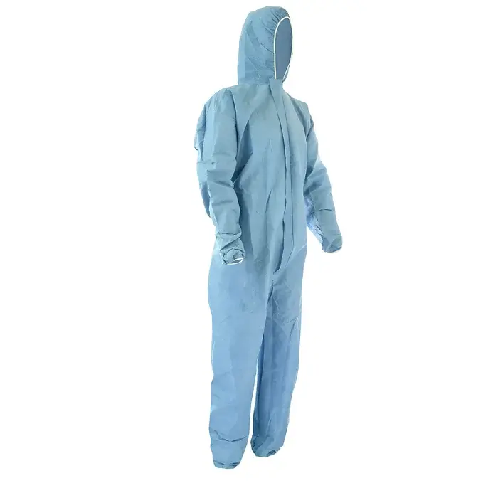 Thumbnail: FR Microporous Coveralls (w/ Hood & Boots) #WP122FR