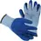 Thumbnail: Dextrus 13G Blue Crinkle Latex Palm Knit Glove (1 Dozen Pairs) #SBS-1050