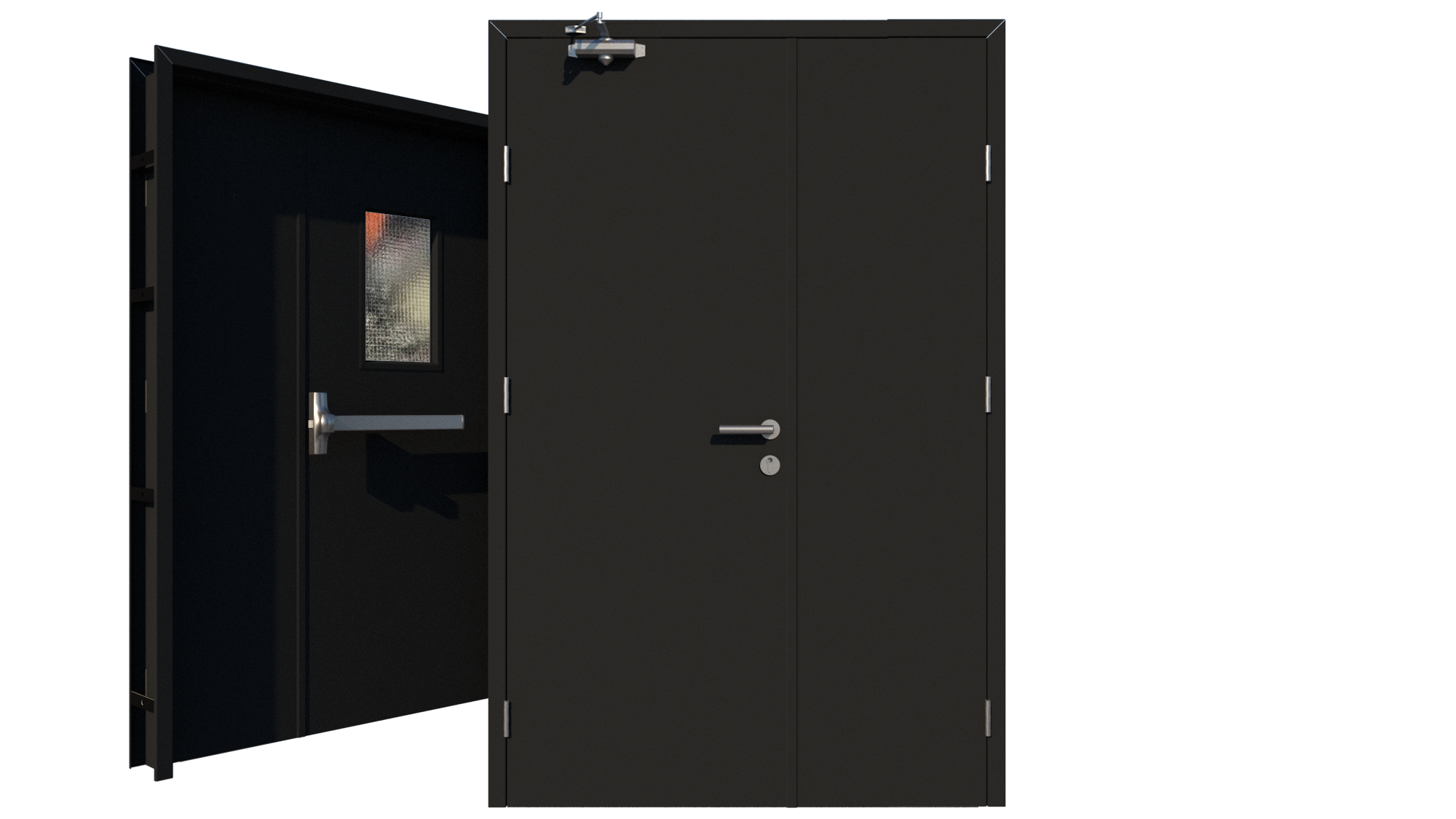 Double Fire Rated Steel Door