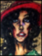 Woman in the Red Hat